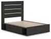 Ashley Furniture PCB2108B16 Ashley Furniture PCB2108B16 Hollivern - Full Panel Bed With Storage - Dark Gray