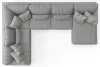 Jackson Furniture Industries 3480/62/30/76-18 Jackson Furniture Industries 3480/62/30/76-18 Titan - 3 Piece Sectional With Comfort Coil Seating And 9 Included Accent Pillows (Right Side Facing Chaise) - Moonstruck