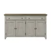 Liberty Furniture 652-SR6838 Farmhouse Reimagined - Server - Antique White / Chestnut Tops
