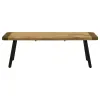 Coaster Fine Furniture 123043 Maverick - Wood Dining Bench - Natural Mango And Black