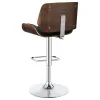 CoasterEssence 130502 Folsom - Upholstered Adjustable Bar Stool - Black And Chrome
