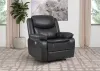 Coaster Fine Furniture 610233P Sycamore - Upholstered Power Recliner Chair - Dark Gray