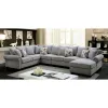 Furniture of America CM6156GY-SECT Skyler - Sectional - Gray