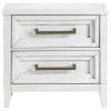 CoasterEveryday 224842 Marielle - 2-Drawer Nightstand Bedside Table - Distressed White