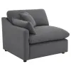Coaster Fine Furniture 551455-SET Hobson - 6 Piece Upholstered Modular Sectional Sofa - Charcoal