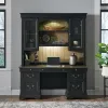Liberty Furniture 532-HO-CHS Meritage - Credenza & Hutch - Aged Charcoal