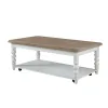 Liberty Furniture 762-OT1010 Turnberry Park - Rectangular Cocktail Table - Washed White