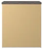 Ashley Furniture B1190-92 Gerridan - Two Drawer Night Stand - White / Gray