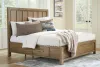 Ashley Furniture B974B9 Cabalynn - California King Panel Bed With Storage - Light Brown