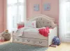 Ashley Furniture B743B15 Realyn - Twin Day Bed With Storage - Chipped White