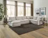 Jackson Furniture Industries 1345/72/30/75-11 Jackson Furniture Industries 1345/72/30/75-11 Harper - 3 Piece Sectional With LSF Chaise - Oyster