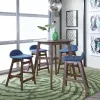 Liberty Furniture 198-CD-5GTS Space Savers - 5 Piece Gathering Table Set - Walnut