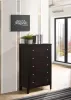 CoasterEveryday 202095 Carlton - 5-Drawer Bedroom Chest - Cappuccino