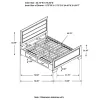 CoasterEveryday 204390Q Kauffman - Wood Queen Storage Panel Bed - Dark Cocoa