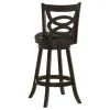CoasterEssence 101930 Calecita - Wood Swivel Bar Stool (Set of 2) - Cappuccino