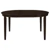 CoasterEveryday 100770 Gabriel - Oval Extension Leaf Dining Table - Cappuccino