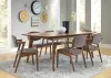 CoasterEssence 105351 Malone - Rectangular Wood Dining Table - Dark Walnut