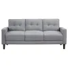 Coaster Fine Furniture 506781 Bowen - Upholstered Track Arm Tufted Sofa - Gray