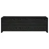 CoasterEssence 700645 Alton - 3-Drawer Engineered Wood TV Stand - Black Oak