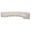 Coaster Fine Furniture 551300 Charlotte - 8 Piece Upholstered Modular Sectional Sofa - Ivory