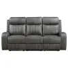 Coaster Fine Furniture 603191-S3 Raelynn - 3 Piece Upholstered Reclining Sofa Set - Gray