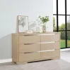 Coaster Fine Furniture 225083 Ladera - 6-Drawer Bedroom Dresser - Light Elm