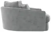 Jackson Furniture Industries 71009-1400/28 Jackson Furniture Industries 71009-1400/28 Matty - Round Accent Cuddle Chaise - Pewter