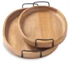 Ashley Furniture A2000455 Jocelyne - Tray Set (Set of 2) - Brown / Black