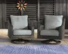 Ashley Furniture P518-821 Elite Park - Swivel Lounge w/ Cushion - Gray