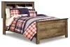 Ashley Furniture B446B87 Ashley Furniture B446B87 Trinell - Full Bookcase Panel Bed - Brown