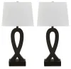 Ashley Furniture L243344 Markellton - Poly Table Lamp (Set of 2) - Black