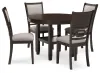 Ashley Furniture D422-225 Langwest - Dining Room Table Set (Set of 5) - Brown