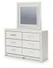 Ashley Furniture PCB3381B1 Ashley Furniture PCB3381B1 Zuraleus - Dresser And Mirror - White