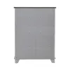 Liberty Furniture 237-BR41 River Place - 6 Drawer Chest - Riverstone White & Tobacco