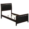 CoasterEveryday 202091T-S5 Carlton - 5 Piece Twin Bedroom Set - Cappuccino