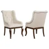 CoasterEssence 110313 Brockway - Upholstered Arm Chair (Set of 2) - Barley Java
