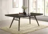 CoasterEssence 115271 Wes - Rectangular Wood Dining Table - Dark Walnut