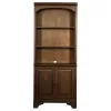 CoasterElevations 881286 Hartshill - 3-Shelf Cabinet Bookcase - Burnished Oak