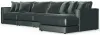 Jackson Furniture Industries 2245/36/31/76-35 Jackson Furniture Industries 2245/36/31/76-35 Remington - 4 Piece Modular Sectional (RSF Chaise) - Pine