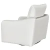 Coaster Fine Furniture 903391 Madia - Upholstered Sloped Arm Swivel Glider Chair - Vanilla