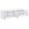 CoasterEveryday 724113 Laughlin - 4 Door Engineered Wood TV Stand - White