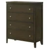 Coaster Fine Furniture 224425 Wilkes - 4-Drawer Chest Of Drawers - Dark Cocoa