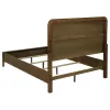 Coaster Fine Furniture 223321Q Maderia - Upholstered Queen Panel Bed - Walnut