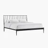 Intercon MB-BR-TRNKNG-MTE-C Metal Beds - Transitional King Metal Bed - Matte Black