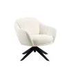 New Classic SAF60-AC-IVY Fleming - Boucle Swivel Lounge Chair - Ivory