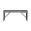 Liberty Furniture 131-B900124 Newport - Counter Height Dining Bench - Smokey Gray / Carbon Gray