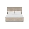 Riverside Furniture 79280-79283-79274 Riverside Furniture 79280-79283-79274 Bennett - King Storage Bed - Frosted Gray