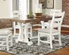 Ashley Furniture D546-35 Valebeck - Rectangular Dining Room Table - White / Brown