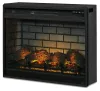 Ashley Furniture W100-121 Entertainment Accessories - LG Fireplace Insert Infrared - Black