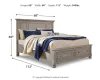 Ashley Furniture B733B31 Ashley Furniture B733B31 Lettner - Queen Panel Storage Bed - Light Gray